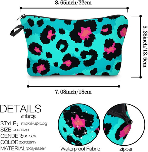 Deanfun Small Makeup Case - Cute and Waterproof Cosmetic Bag for Women(Leopard Print D5-51488)......