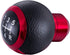 5 Speed Leather Shift Knob Shifting Lever Gear Stick Handle Shifter Transmissions Fit Most Manual Cars Truck SUV Vehicle (Red)...