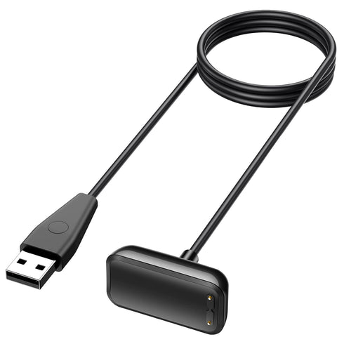 Meliya Charger Cable for Fitbit Charge 6/Charge 5/Luxe,Fast Charging with Reset Button Replacement USB Cord Accessories for Luxe/Charge 5/Charge 6...