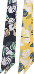 5pcs Creative Leaves Design Bag Handbag Handle Ribbon Scarf Hair Head Band Neck Scarf Neckerchief Scarf Fashion Gifts...