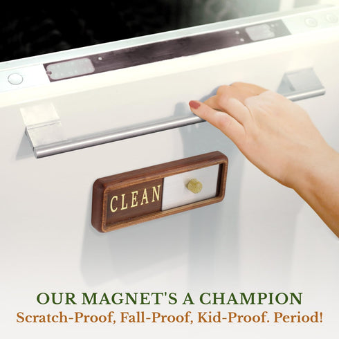TEYGA Dishwasher Magnet Clean Dirty Sign Indicator - Clean Dirty Dishwasher Magnet, Dirty Clean Dishwasher Magnet, Clean and Dirty Dishwasher Magn...