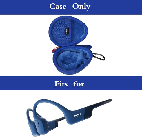 Mchoi Hard Case Suitable for Aftershokz Aeropex/Aftershokz Titanium Mini/Aftershokz Air/Aftershokz Openmove/Openrun Pro, Open-Ear Wireless Bone Co...