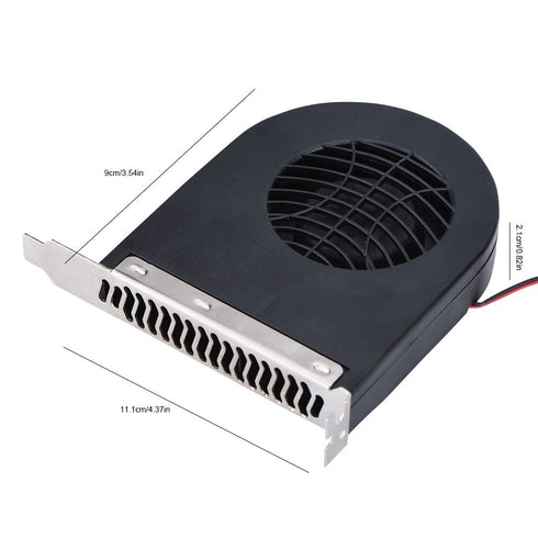 Cooling Fan for Cooling Video Cards Mini System PCI Slot Blower CPU Case DC Cooling Fan New Cooling Fans PCI for Computer...