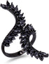 Lavencious Cocktail Fashion Ring Size Adjustable From 6-8.5 CZ Marquise Shape Jewelry for Women...