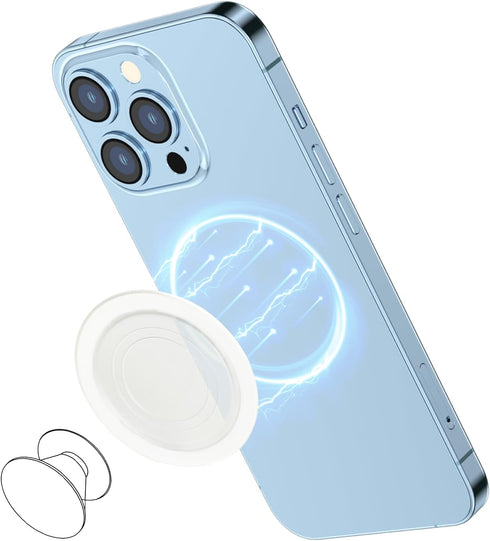AUROX Compatible with MagSafe Base for iPhone 15/14/13/12 Magnetic Base Plate?Base Only? Intended for Pop Socket Grip and Phone Ring Holder?Remova...