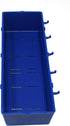 JSP Manufacturing Heavy Duty Blue Peg Board Storage Bin - Parts Storage Bins Hooks to Peg Tool Board Workbench Craft (2)...