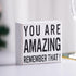 Inspirational Wooden Box Sign You are Amazing Remember That Wood Box Sign Home Decor Motivational Quote Desk Decor Thank You Gift for Home Office ...