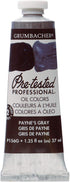 Grumbacher Pre-Tested Oil Paint, 37ml/1.25 Ounce, Payne's Gray (P156G)...