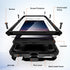 Compatible for Samsung Galaxy S24 Ultra 5G Case, Aluminum Metal Gorilla Glass Waterproof Shockproof Heavy Duty Sturdy Protector Cover,with Built-i...