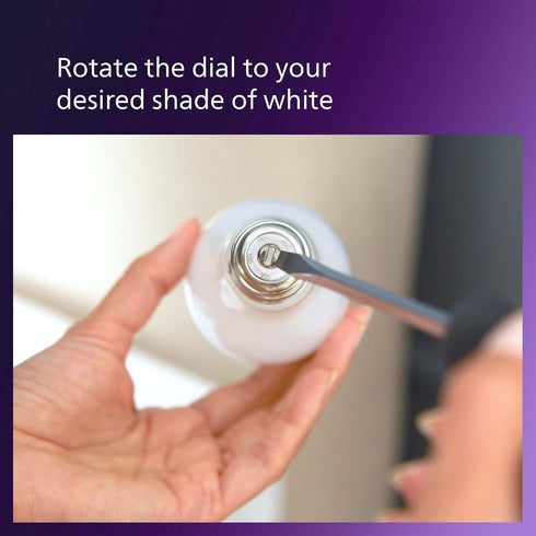 White Dial Flicker-Free Frosted Dimmable A21 Light Bulb - EyeComfort Technology - 1600 Lumen - 5 Shades of White - 12W=100W - E26 Base - Indoor - ...