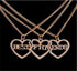 3 PCS Best Friends Three Part Charm Necklaces Christmas Birthday Mother's Day Gifts for Family Members, Friends...