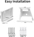 Starlink Gen 3 Mount, Starlink V3 Router Wall Mount with Starlink Power Supply Mounting Kit for Starlink V3 Standard&Gen 3 High Performance Standa...