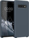 kwmobile Case Compatible with Samsung Galaxy S10 Case - TPU Silicone Phone Cover with Soft Finish - Dark Slate...