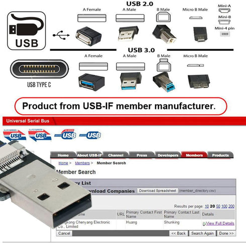cablecc USB 2.0 Type-A Male to Type-A Male Data Flat Slim FPC Cable Down Angled 90 Degree for FPV & Disk & Scanner & Printer 20CM...