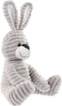 Apricot Lamb Toys Plush Corduroy Rabbit Bunny Stuffed Animal Soft Cuddly Perfect for Child ?Gray Bunny,8.5 Inches...