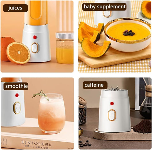 WENPIC- Licuadora Portatil - 10 Stainless Steel Blades - Portable Blender For Smoothies - Fruit & Vegetable Juicer - Ideal for Travel, Sports, and...
