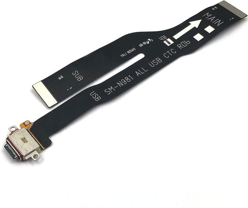 USB Charger Charging Port Dock Connector Ribbon Flex Cable PCB Board Compatible with Samsung Galaxy Note20 5G N981 N981U 6.7inch...