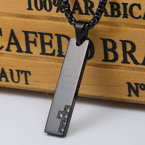 Wolentty Couple His Hers Distance Necklaces for Valentine's Day Gift...