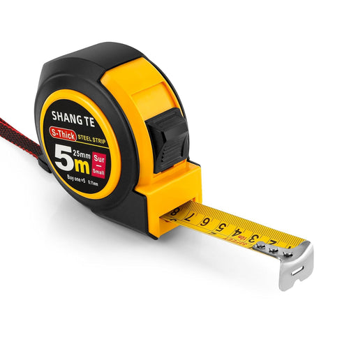 Tape Measure 16 Ft Steel Measurement Tape Measuring Tape Retractable Self-Locking Retractable Tape Measure with Fractions Small Tape Measure Retra...