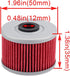 112 HF112 Oil Filter w Cover O-Rings Replacement for KLX110 KLX140 KX450F CRF250L CRF250M CBR250R CBR300R CB300F XR650L XR250 XR400R (Pack of 2)...