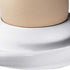 Set of 2 Egg Cups with Oval Base, White Porcelain Egg Holders for Hard or Soft Boiled Eggs, 3.5-Inch by 4-Inch...