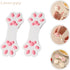 Cute Cats Paw Chip Clips 2pcs Heat Resistance Cooking Pinch Mitts Potholder Food Bag Sealing Clamp Bread Snack Bag Clips for Seal Storage (Grey)...