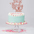Glitter Talk Thirty to Me Cake Topper Dirty 30 for Happy 30th Birthday Wedding Anniversary Hello 30 Party Decoration Supplies (Rose Gold)...