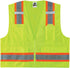 Ergodyne Unisex Two-tone Class 2 Two Tone Surveyors Vest, Lime, Small-Medium US...