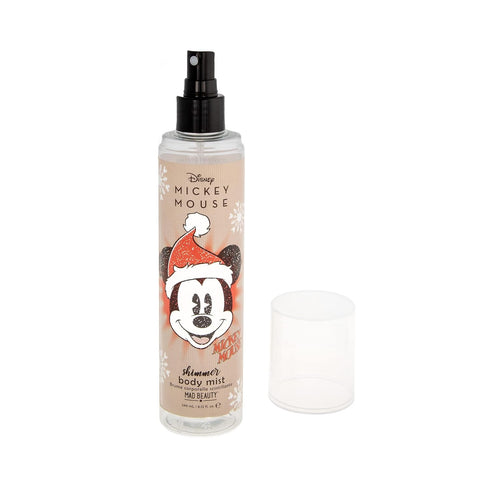MAD Beauty Disney Mickey Mouse Body Mist, Silver Shimmering Frosted Berries, Christmas Gift, Jingle All The Way, Elegant, Body Care...