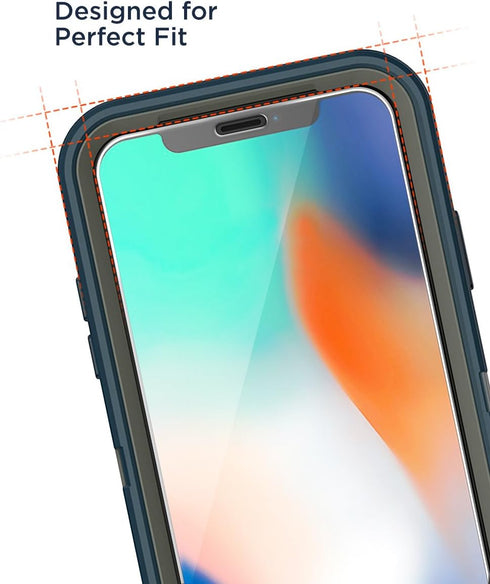 ENCASED Tempered Glass Screen Protector for Otterbox Defender Case - iPhone X/iPhone Xs (case not included) Original MagGlass...