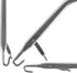 2 Pieces 6.3 Inch Wooden Bent Latch Hook Crochet Needle, Knitting Tool for Rug Making and Art Crafts......