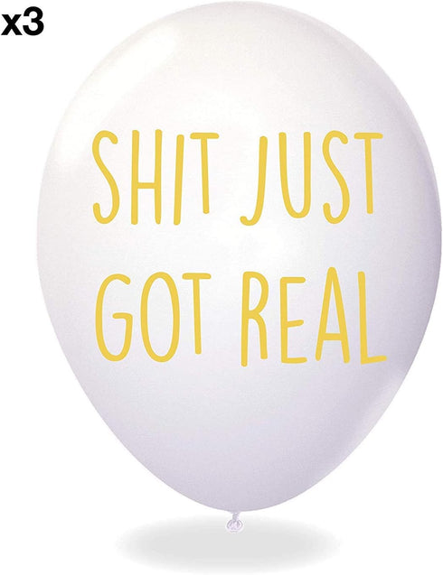 Rude Graduation Balloons - Pack of 12 Premium White And Black Funny Balloons - Class of 2025...