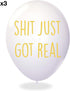 Rude Graduation Balloons - Pack of 12 Premium White And Black Funny Balloons - Class of 2025...
