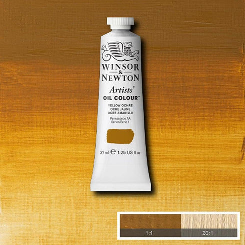 Winsor & Newton Artists' Oil Color, 37ml (1.25 oz) Tube, Yellow Ochre...