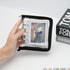 Black Mini Photocard Binder with Zipper and 25 Double-Sided Pockets for Photo Album Business Cards Postcards or Pictures (Black)...