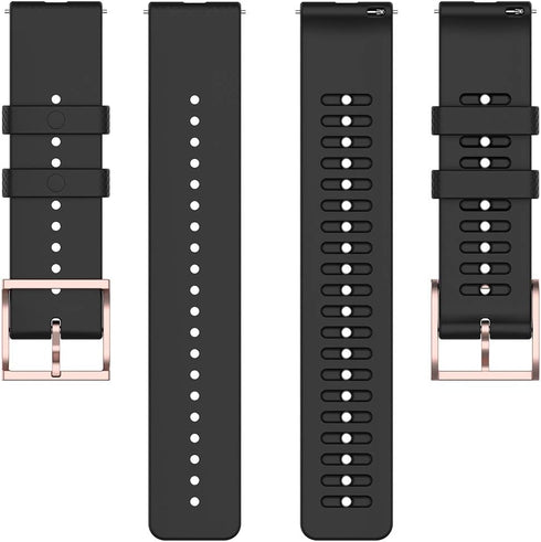 Fit for Polar Unite Watch Bands Women Men, Polar Ignite 20mm Silicone Quick Release Replacement Band Wristband Straps Metal Clasp Fit for Samsung ...