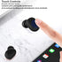 Acuvar Fully Wireless Bluetooth 5.0 Rechargeable iPX4 Water & Sweat Proof Earbud Headphones w Microphone, Touch Controls, Smart LCD Charging Case,...