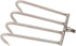 4 Teeth Hand Rake Aquatic Weed Rake Stainless Steel Stainless Steel 4 Teeth Hand Rake Portable Aquatic Weed Rake with 8Mm Threaded Interfa for Fis...