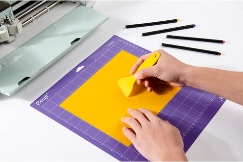 ecraft 12"X12" Cutting Mat for Cricut Explore One/Air/Air 2/Maker 3 Pieces Strong Adhesive Sticky Purple Quilting Cut Mats Replacement for Crafts?...