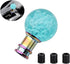 Gear Shift Knob Round Ball Shift Knob Crystal Transparent Bubble Gear Shifter Fit for Universal Manual Atomatic Transmission Vehicles (Blue)...