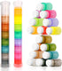 Yoseng 16 Pcs Blending Brushes for Card Making,Card Making Supplies,Finger Blending Brushes Daubers with Storage Box,Crafter Color Coded Handles I...