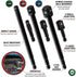 Performance Tool W9032 2" and 6" Socket Adapter Set - 6 Pieces, Impact Grade Steel, Versatile Socket Compatibility...