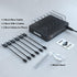 COSOOS Fastest Charging Station with QC 3.0, 63 W 6-Port USB Charging Station for Multiple Devices with 6 Mixed Short Cable & iWatch Stand, Multi ...