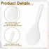 2PCS Plastic Rice Serving Spoon White Non-Stick Rice Spoon Paddle Rice Cooker Spoon Spatula 7.87 Inch...