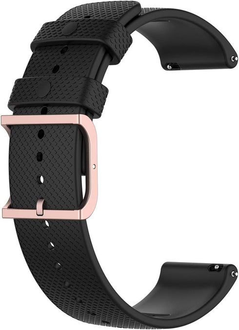Fit for Polar Unite Watch Bands Women Men, Polar Ignite 20mm Silicone Quick Release Replacement Band Wristband Straps Metal Clasp Fit for Samsung ...