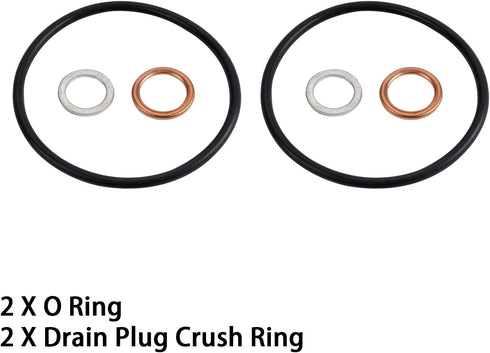 Engine Oil Filter Fits for BMW Mini Cooper Cooper Clubman Countryman Paceman - R55 R56 R57 R58 R59 R60 R61 Replaces# 11427622446 (2 Pcs)...