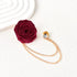Rose Flower Brooch Pin Wedding Brooches for Men...