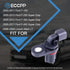 ECCPP Rear Left Right ABS Wheel Speed Sensors Compatible with 2004-2011 for Ford F-150,2005-2012 for Ford F-250/F-350 Super Duty,2005-2011 for For...