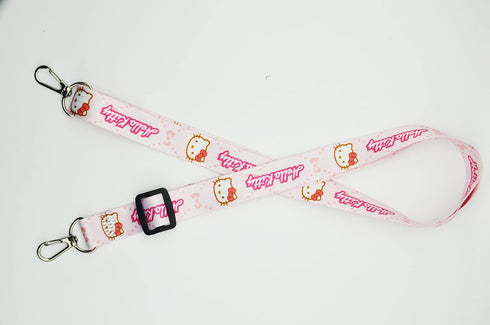 Kitty Cat Purse with Adjustable Lanyard And Stickers, Zipper Kitty Cat Wallet Kuluomi Crossbody Bag Shoulder Bag Coin Pouch Sanlio Accessories for...