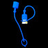 2sets 1/2 ISO A+ISO 5675 Hydraulic Coupler Male Dust Cap and Female Plug Cover,Hydraulic Quick Disconnects Port Plug Cover Fittings, Yellow + blue...